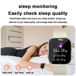 Reloj Inteligente WB45 de Forma Cuadrada, con Recordatorio de Llamadas y Mensajes, Resistente al Agua 3ATM, Reloj Deportivo para Exteriores, Compatible con Android e iOS - Product Image 4