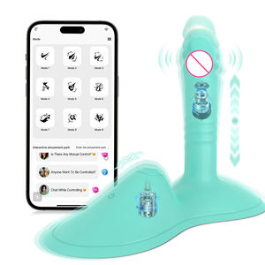 Akıllı Uygulama Kontrollü Sürüşlü Vibratör Çift Motorlu G Noktası Stimülatörü Yumuşak Silikon Üzerine Oturulan Klitoral Masaj Aleti Yetişkin Seks Oyuncakları Kadınlar için - Product Image 1