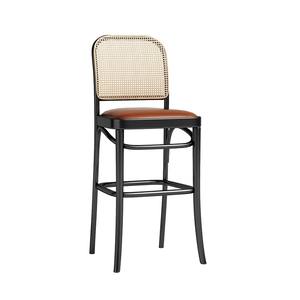 Silla de <span class=keywords><strong>Bar</strong></span> de ratán de hierro de diseño moderno con respaldo alto, tienda de conveniencia y taburete de <span class=keywords><strong>bar</strong></span> de cafeterí<span class=keywords><strong>a</strong></span> para el Sudeste Asiático - Product Image 6