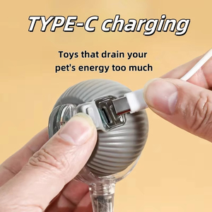 2025 New Stype Thông Minh Mèo Bóng Điện Mascotas Tương Tác Nhanh chóng Đuôi Mèo Đồ Chơi Bóng Vật Nuôi Tương Tác & Phong Trào Đồ Chơi - Product Image 2