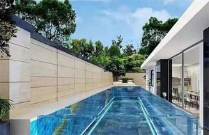 कस्टम पारदर्शी ऐक्रेलिक पैनल बिक्री के लिए ग्राउंड स्विमिंग पूल के ऊपर बाहरी ऐक्रेलिक पैनल - Product Image 3