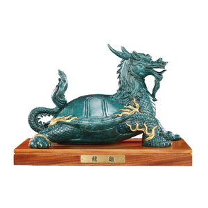 Adorno de Tortuga Dragón de Latón Copper World para el Hogar u Oficina, Regalo Artesanal Decorativo de Bronce - Product Image 5