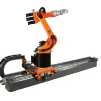Robot de soudage KUKA KR12 R1810 avec rail de guidage pour robot, machine de soudage MIG avec soudeur Megment