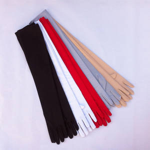 TY ผู้หญิงยาวถุงมือสุภาพสตรีข้อศอกฤดูร้อนป้องกันแสงแดดยาวถุงมือขับรถ Opera ปาร์ตี้ราตรีพรหมถุงมือหญิง - Product Image 1