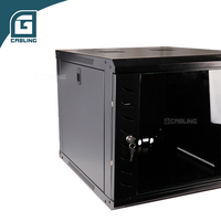 Gcabling PROMO Armoire de serveur réseau murale 6U 9U 12U 15U 22U pour centre de données, 9U 4U 19 pouces en stock