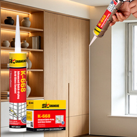 Sellador de Silicona Acética de Secado Rápido, Transparente, Blanco, Impermeable, para Puertas y Ventanas de Vidrio, Gabinetes y Azulejos, en Oferta