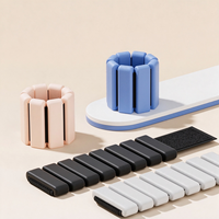 Bracelets et poids de cheville réglables en silicone et fonte pour le yoga, la marche, le Pilates et le fitness