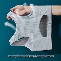 Soutien-gorge de sport amincissant sans couture en latex pour femmes, grandes tailles, style tomboy, trans, lesbiennes, M-4XL