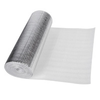 Les sacs thermiques isolés en film d'aluminium à grande grille utilisent un film de papier adhésif en mousse de coton perlé à texture claire