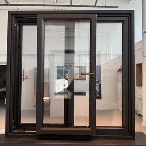 Sistema de <span class=keywords><strong>Ventanas</strong></span> Corredizas de Aleación de Aluminio Moderno Greatmen GM-TLC, Aislamiento Térmico, Vidrio Low-E con Certificación Energy Star, Acero Inoxidable - Product Image 1