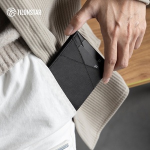 TILONSTAR TVW101-a - Cartera Bifold de Diseño Original para Hombre, con Compartimento para Monedas, Tarjetero de Cuero con Protección RFID - Product Image 5