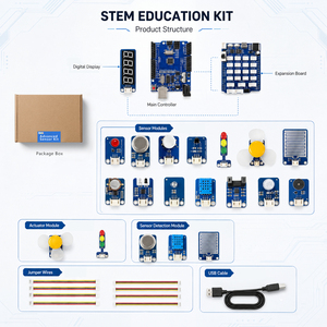 Kit de démarrage ultime pour R3, plus de 30 modules de capteurs, tutoriel, éducation STEM pour l'apprentissage de <span class=keywords><strong>la</strong></span> <span class=keywords><strong>programmation</strong></span>, projet d'électronique DIY pour - Product Image 2