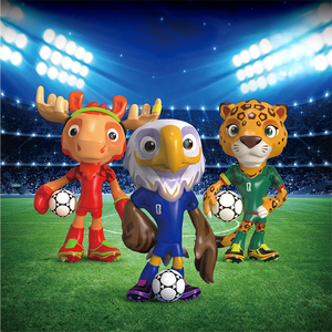 2026 Fi FA Bóng Đá Worldcup Linh Vật Hộp Mù <span class=keywords><strong>3D</strong></span> ABS Nhiều Mô Hình Và Kích Thước Bóng Đá Quả Bóng Lưu Niệm Đồ Chơi Hình Bức Tượng - Product Image 5