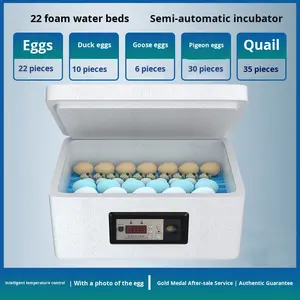 Nouveau Weida plastique 220V entièrement <span class=keywords><strong>automatique</strong></span> petit incubateur de lit d'eau domestique <span class=keywords><strong>pour</strong></span> poulets canards <span class=keywords><strong>oies</strong></span> paons 98% taux d'éclosion - Product Image 6