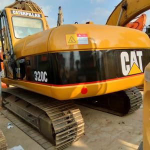 Vente chaude en Chine de machines de construction d'occasion Caterpillar 320C de taille moyenne, 20 tonnes, moteur, boîte de vitesses, PLC, faible nombre d'heures de fonctionnement - Product Image 6
