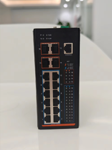 BZJH-TSN4412 <b>Time</b>-sensitive Network: 10 Gigabit 4-fiber 12-electric Industrial <b>Switch</b> - Product Image 2