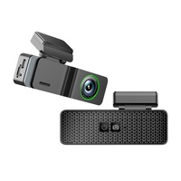 DVR Mobil Tanpa Layar dengan Kamera Ganda Dash Cam GPS Wifi Lensa Ganda Depan Belakang Resolusi 1080P Garansi 12 Bulan