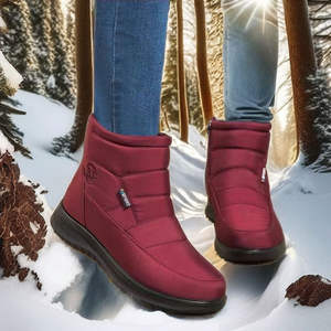 Botas de Plataforma con Forro de Piel y Tela Impermeable con Logotipo Personalizado para Dropshipping, Botas de Invierno para Mujer, Talla Grande, para Exteriores, Nieve - Product Image 6