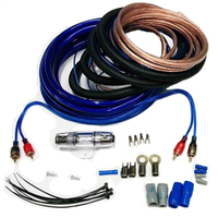 Yüksek kalite gerçek 4 ölçer araba amplifikatör yüklemek kiti 4awg/8awg/10awg OFC CCA araba amplifikatör kablo kiti