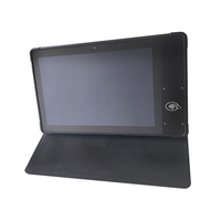 Stcoked bağış ödeme kiosk 10 inç dokunmatik ekran nakitsiz tablet POS ön NFC okuyucu tablet PC zemin standı Android NFC tablet