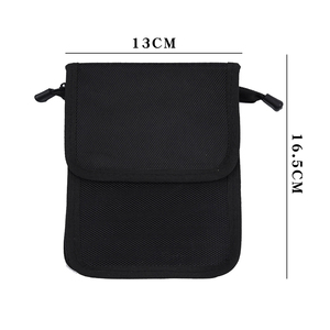 DF24 Portable Oxford Cloth Storage Bag 17.5CM x 7.5CM Black Tactical <b>Pouch</b> for Patrol Duty Training Security Wholesale - Product Image 2