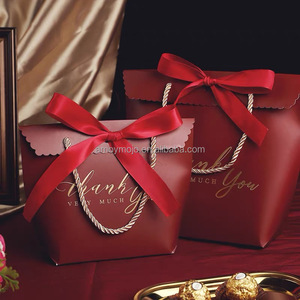 Bolsa de Papel de Regalo Personalizada Biodegradable con Diseño Personalizado, Impresión de Agradecimiento en Relieve para Bodas y Cumpleaños - Product Image 4