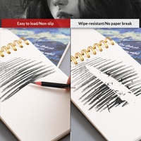 Bloc de Dibujo Multitamaño, Papel de Dibujo de 160 g, 30 Hojas Disponibles en 4K 8K 16K 32K A3 A4 A5 para Dibujos Artísticos y Bocetos de Todas las Edades