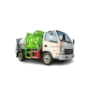 KAMA 4x2 diesel engine mounted Garbage Collection Waste Transport Truck