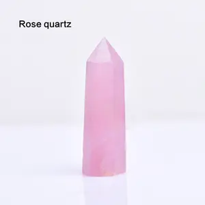 Hot Sale Healing Stones Feng Shui Gemstone Tower Bulk Rose Quartz Amethyst Natural Crystal Points