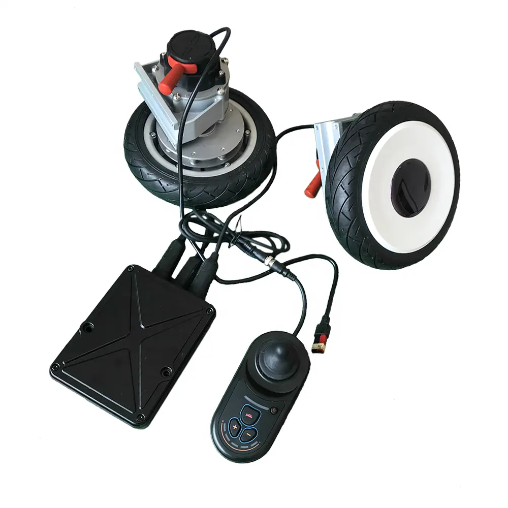 Yuanlang high-tech 12 inch 250w conversion kit and joystick controllers for wheelchair