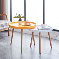 Table basse multifonctionnelle contemporaine, table d'appoint moderne pour salon, bureau, appartement et usage professionnel