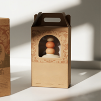 Emballage cosmétique pour crème contour des yeux en carton ondulé violet avec logo personnalisé, gaufrage à chaud doré, doublure en éponge, auto-érection