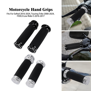 Puños de Acelerador Electrónicos de 25 mm (1 pulgada) de Aluminio y Goma para Harley Touring <span class=keywords><strong>CVO</strong></span> <span class=keywords><strong>Street</strong></span> <span class=keywords><strong>Glide</strong></span> Softail Fat Boy 1996 en Adelante - Product Image 1