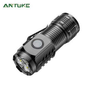 Mini lampe torche magnétique noire rechargeable à LED, portable, haute puissance, longue portée, avec clip pour extérieur - Product Image 3