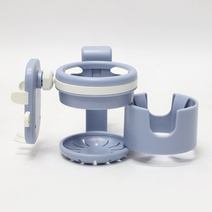 Passeggino per Bambini con Rotazione a 360 Gradi, 3 in 1 con Portabicchiere e Portatelefono, Materiale ABS, Adatto per Biciclette, Motociclette e Sedie a Rotelle - Product Image 3