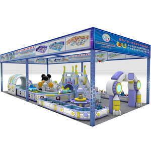 قلعة شقية عالية الجودة ملعب أطفال داخلي ألعاب معدات ملعب كبيرة وصغيرة شاملة - Product Image 4