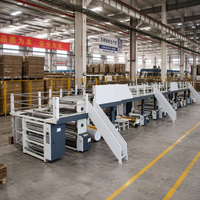Ligne de production automatique de carton ondulé QH à 3, 5 et 7 plis, machine à fabriquer des boîtes, équipement pour ligne d'emballage