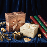 Papier cadeau écologique personnalisé, papier de soie, emballage cadeau durable pour Noël, anniversaire, emballage professionnel
