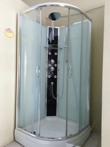 Porte coulissante en verre trempé, pour <span class=keywords><strong>salle</strong></span> <span class=keywords><strong>de</strong></span> <span class=keywords><strong>douche</strong></span>, <span class=keywords><strong>moderne</strong></span>, à vapeur - Product Image 4