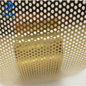 יריעת מתכת מנוקבת מפלדת אל-חלד 1 מ\\\"מ/1.5 מ\\\"מ 316 רשת אלומיניום מנוקבת גריל רמקול מתכת מנוקבת - Product Image 3