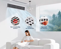 Grille d'aération haute performance en ABS double couche, à installation facile, pour conduits de climatisation hospitaliers