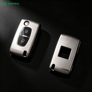 Étui de protection pour clé en TPU <span class=keywords><strong>gris</strong></span> à 2 ou 3 boutons pour Citroën C-Crosser C3 C4 Picasso <span class=keywords><strong>Berlingo</strong></span>, compatible Peugeot Partner Tepee 207 307 308 407 - Product Image 5