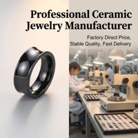 Bague Intelligente NFC en Céramique Classique pour Mariage et Fiançailles, 6mm de Largeur, Ornée de Zircons, Diamants, Perles et Pierres de Cristal, Finition Plaquée, Cadeau Tendance et Adorable