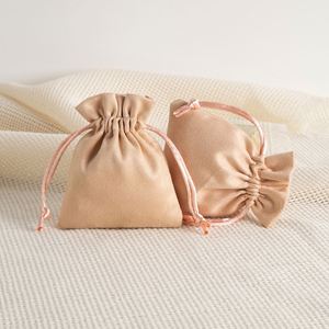 Sac de rangement en velours flanelle à cordon pour bijoux, cadeaux, bonbons et objets de collection – Approvisionnement direct usine - Product Image 4