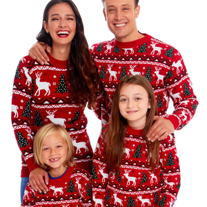 Customizable Long Sleeve Winter Knitted Ugly Christmas Sweater for Men Unisex Jacquard Design Breathable Anti-Wrinkle 100% - Product Image 1