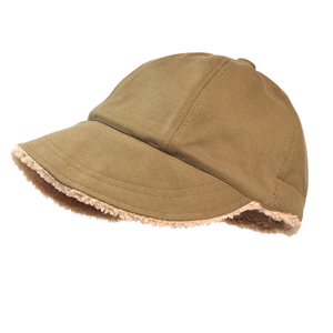 Four Seasons Warm Plush Unisex Leisure Thermal Bucket <b>Hats</b> Custom Logo Fluffy Fur Fleece Cotton 6 Panel Casual Sports Fishing - Product Image 1