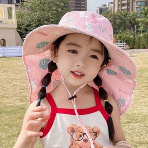 Wholesale <b>Sun</b> <b>Hats</b>, Summer UV Resistant <b>Sun</b> <b>Hats</b>, Breathable Large Brim Fisherman <b>Hats</b>, Thin <b>Sun</b> <b>Hats</b> Suitable for Children - Product Image 4