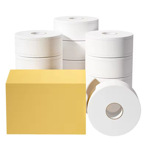 Papel Higiénico de Pulpa de Madera de Grado Comercial, Rollo Jumbo de 700 g, Núcleo de Papel Ultrafino, Especialmente Diseñado para Centros Comerciales y Espacios Públicos - Product Image 1