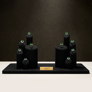 Piliers cylindriques en microfibre noire personnalisés, plusieurs hauteurs, accessoires de présentation de <span class=keywords><strong>bijoux</strong></span> <span class=keywords><strong>pour</strong></span> la photographie et l'emballage - Product Image 5