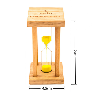 Современные оптовые деревянные песочные часы-таймеры в форме песочных часов, 1/3/5 минут, ручной работы, экологичные, прочные, рекламный подарок - Product Image 5